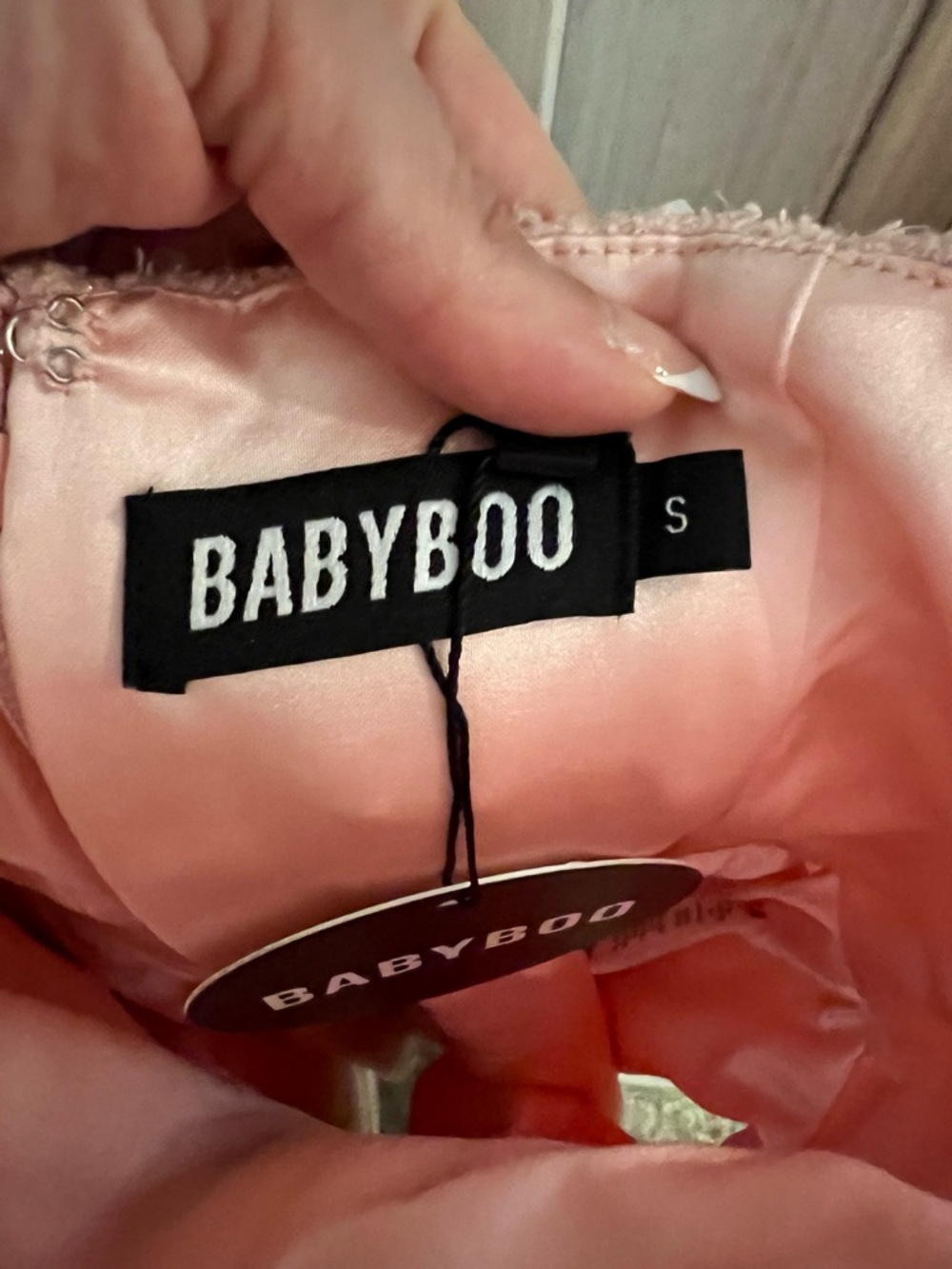 Babyboo DOROTHY MINI DRESS -
BLUSH Pink Small - Picture 7 of 10